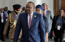 Kenya's President Uhuru Kenyatta arrives for the 30th Ordinary Session of the Assembly of the Heads of State and the Government of the African Union in Addis Ababa, Ethiopia, January 29, 2018. PHOTO BY REUTERS/Tiksa Negeri