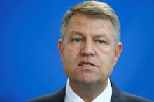 Romanian President Klaus Iohannis during a news conference at the Chancellery in Berlin, Germany, June 19, 2017. PHOTO BY REUTERS/Hannibal Hanschke