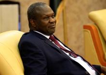 South Sudan rebel leader Riek Machar attends a South Sudan peace meeting as part of talks to negotiate an end to a civil war that broke out in 2013, in Khartoum, Sudan, June 25, 2018. PHOTO BY REUTERS/Mohamed Nureldin Abdallah