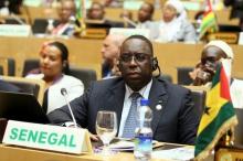 Senegal's President Macky Sall attends the opening ceremony of the 26th Ordinary Session of the Assembly of the African Union (AU) at the AU headquarters in Ethiopia's capital Addis Ababa, January 30, 2016. PHOTO BY REUTERS/Tiksa Negeri