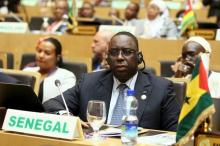 Senegal's President Macky Sall attends the opening ceremony of the 26th Ordinary Session of the Assembly of the African Union (AU) at the AU headquarters in Ethiopia's capital Addis Ababa, January 30, 2016. PHOTO BY REUTERS/Tiksa Negeri