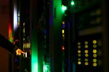 A man poses inside a server room at an IT company in this June 19, 2017 illustration photo. PHOTO BY REUTERS/Athit Perawongmetha/Illustration