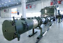 Components of SSC-8/9M729 cruise missile system are on display during a news briefing, organized by Russian defence and foreign ministries, at Patriot Expocentre near Moscow, Russia January 23, 2019. PHOTO BY REUTERS/Maxim Shemetov