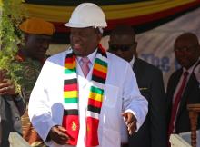 President Emmerson Mnangagwa attends a ceremony at the Hwange Hydropower expansion project in Hwange, Zimbabwe, June 27, 2018. PHOTO BY REUTERS/Philimon Bulawayo