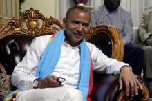 Democratic Republic of Congo's opposition Presidential candidate Moise Katumbi talks to his supporters after leaving the prosecutor's office in Lubumbashi, the capital of Katanga province of the Democratic Republic of Congo, May 11, 2016. PHOTO BY REUTERS/Kenny Katombe