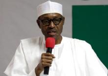 President Muhammadu Buhari addresses members of the National Working Committee during the meeting of the All Progressives Congress (APC) party at the headquarters of the party in Abuja, Nigeria, July 3, 2015. PHOTO BY REUTERS/Afolabi Sotunde