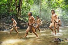 A scene from 'Paradise War', a film about Swiss environmental activist Bruno Manser and the Penan people in Malaysia's rainforests, who are among the world's last hunter-gatherers. PHOTO BY REUTERS