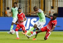 Nigeria's Odion Ighalo in action with Burundi's Elvis Kamsoba and Gael Bigirimana. PHOTO BY REUTERS/Mohamed Abd El Ghany