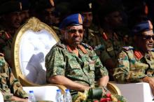 Sudan's President Omar Ahmed al-Bashir looks on during Sudan's Saudi Air Force show during the final training exercise between the Saudi Air Force and Sudanese Air Forces at Merowe Airport in Merowe, Northern State, Sudan, April 9, 2017. PHOTO BY REUTERS/Mohamed Nureldin Abdallah