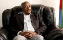 Eritrea's Foreign Minister Osman Saleh Mohammed speaks during a Reuters interview inside his office in the capital Asmara, February 19, 2016. PHOTO BY REUTERS/Thomas Mukoya