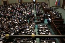 General view of the Polish parliament before the voting on the bill that calls for an overhaul of the Supreme Court, in Warsaw, Poland, July 20, 2017. PHOTO BY REUTERS/Agencja Gazeta/Slawomir Kaminski