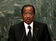 President Paul Biya of Cameroon addresses the 71st United Nations General Assembly in Manhattan, New York, U.S., September 22, 2016. PHOTO BY REUTERS/Mike Segar
