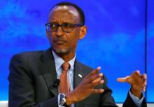 Paul Kagame, President of Rwanda attends the session "The Transformation of Tomorrow" during the annual meeting of the World Economic Forum (WEF) in Davos, Switzerland, January 20, 2016. PHOTO BY REUTERS/Ruben Sprich