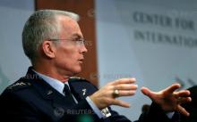 Vice Chairman of the Joint Chiefs of Staff U.S. Air Force General Paul Selva speaks at the Center for Strategic and International Studies in Washington, U.S., October 28, 2016. PHOTO BY REUTERS/Gary Cameron