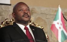 Burundi's President Pierre Nkurunziza attends the opening of a coffee conference in the capital Bujumbura February 13, 2014. REUTERS/Jean Pierre Aime Harerimana