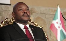 Burundi's President Pierre Nkurunziza attends the opening of a coffee conference in the capital Bujumbura, February 13, 2014. PHOTO BY REUTERS/Jean Pierre Aime Harerimana