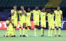 Benin players during the penalty shootout. PHOTO BY REUTERS/Suhaib Salem