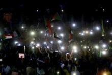 Sudanese protesters march during a demonstration to commemorate 40 days since the sit-in massacre in Khartoum North, Sudan. PHOTO BY REUTERS/Mohamed Nureldin Abdallah