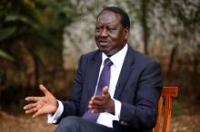 Kenyan opposition leader Raila Odinga, the presidential candidate of the National Super Alliance (NASA) coalition speaks during an interview with Reuters in Nairobi, Kenya, September 7, 2017. PHOTO BY REUTERS/Baz Ratner