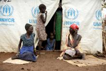 South Sudanese refugees are seen at the Nguenyyiel refugee camp during a visit by U.S. Ambassador to the United Nations Nikki Haley to Gambella Region, Ethiopia, October 24, 2017. PHOTO BY REUTERS/Tiksa Negeri
