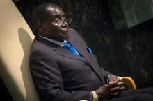 Zimbabwe's President Robert Mugabe waits to address attendees during the 70th session of the United Nations General Assembly at the U.N. headquarters in New York, September 28, 2015. PHOTO BY REUTERS/Carlo Allegri