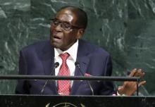 Zimbabwean President Robert Mugabe addresses the 72nd United Nations General Assembly at U.N. headquarters in New York, U.S., September 21, 2017. PHOTO BY REUTERS/Eduardo Munoz