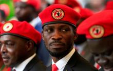 Ugandan musician turned politician, Robert Kyagulany,i also known as Bobi Wine, attends a news conference at his home in Kasangati, Kampala, Uganda, July 24, 2019. PHOTO BY REUTERS/James Akena