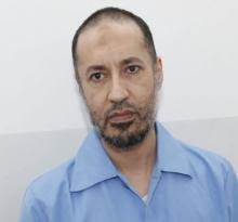 Saadi Gaddafi, son of Muammar Gaddafi, is seen inside Al-Hadba prison in Tripoli, August 10, 2015. PHOTO BY REUTERS/Ismail Zitouny