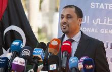 Saleh al-Makzom, deputy president of Libya's General National Congress (GNC), speaks during UN-brokered talks in Skhirat, near Rabat, Morocco, June 25, 2015. PHOTO BY REUTERS/Stringer