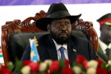 South Sudan's President Salva Kiir attends the launching of the National Dialogue committee in Juba, South Sudan, May 22, 2017. PHOTO BY REUTERS/Jok Solomun