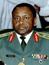 Late Nigerian military leader General Sani Abacha is shown in this September 1993 file photo. PHOTO BY REUTERS