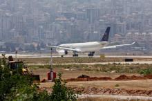 A Saudia, also known as Saudi Arabian Airlines, plane lands at Rafik al-Hariri airport in Beirut, Lebanon, June 29, 2017. PHOTO BY REUTERS/Jamal Saidi