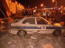 Security and emergency personnel work at site of an airstrike at a detention centre for mainly African migrants, in a suburb of Tripoli, Libya, July 3, 2019, in this image obtained from social media. PHOTO BY REUTERS/Courtesy of Jihaz Mukafahat Alhijrat Alghyr Shareia/Social Media