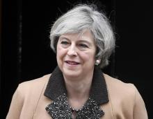 Britain's Prime Minister Theresa May leaves 10 Downing Street, London, March 14, 2017. PHOTO BY REUTERS/Toby Melville