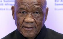 Lesotho's Prime Minister Thomas Thabane attends a European Union-Africa summit in Brussels