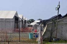 The Ebola virus treatment center where three people are currently being treated is seen in Paynesville, Liberia, November 23, 2015. PHOTO BY REUTERS/James Giahyue