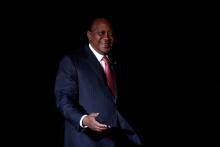 Kenyan President Uhuru Kenyatta arrives to attend a visit and a dinner at the Orsay Museum on the eve of the commemoration ceremony for Armistice Day, 100 years after the end of the First World War, in Paris, France, November 10, 2018. PHOTO BY REUTERS/Benoit Tessier