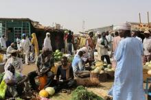 Vendors sell watermelons at a market in Agadez, Niger, May 11, 2016. PHOTO BY REUTERS/Joe Penney