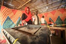 A voter casts a ballot during a referendum, at a registration centre at Al Fashir in North Darfur, April 13, 2016. PHOTO BY REUTERS/Mohamed Nureldin Abdallah