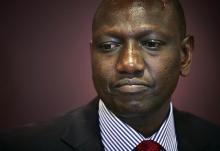 Deputy Kenyan President William Ruto attends a news conference at the Movenpick Hotel in the Hague, October 15, 2013. PHOTO BY REUTERS/Phil Nijhuis