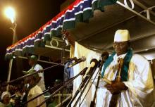 Gambia's former President Yahya Jenner. PHOTO BY REUTERS/Finbarr O'Reilly