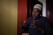 Lawyer Zannah Mustapha, mediator for Chibok girls, speaks during an exclusive interview with Reuters in Abuja, Nigeria, May 8, 2017. PHOTO BY REUTERS/Afolabi Sotunde