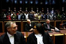 Former South African President Jacob Zuma sits in court ahead of his appearance in Pietermaritzburg, South Africa, July 27, 2018. PHOTO BY REUTERS/Phill Magakoe/Pool 