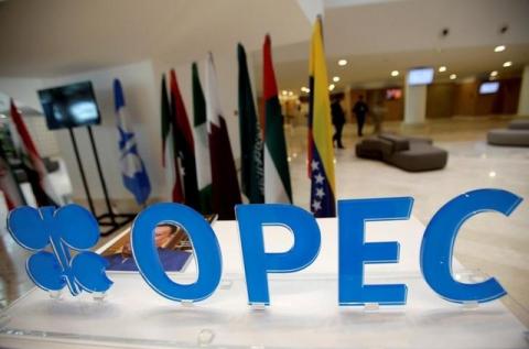 OPEC logo is pictured ahead of an informal meeting between members of the Organization of the Petroleum Exporting Countries (OPEC) in Algiers, Algeria, September 28, 2016. PHOTO BY REUTERS/Ramzi Boudina