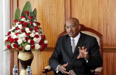 Kenya's Central Bank Governor Patrick Njoroge speaks during an interview with Reuters in his office in the capital Nairobi, December 8, 2015. PHOTO BY REUTERS/Thomas Mukoya