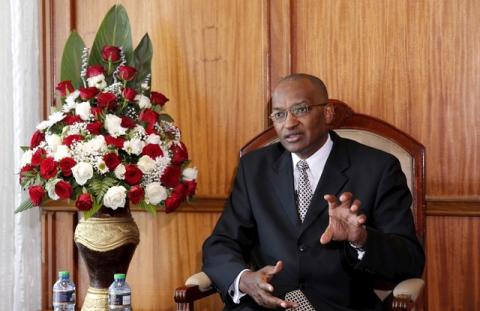 Kenya Central Bank Governor Patrick Njoroge speaks during an interview with Reuters in his office in the capital Nairobi, Kenya, December 8, 2015. PHOTO BY REUTERS/Thomas Mukoya