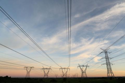 Electricity pylons carrying power from Koeberg nuclear power plant are seen in Cape Town, South Africa, July 11, 2018. PHOTO BY REUTERS/Sumaya Hisham