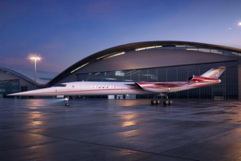 The Aerion AS2, the world's first supersonic business jet, being developed by Lockheed Martin Corp partnering with plane maker Aerion Corp of Reno, Nevada, is shown in this handout photo illustration released December 15, 2017. PHOTO BY REUTERS/Aerion Corporation