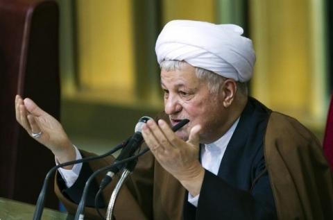 Former Iranian president Akbar Hashemi Rafsanjani gives the opening speech during Iran's Assembly of Experts' biannual meeting in Tehran, March 8, 2011. PHOTO BY REUTERS/Raheb Homavandi