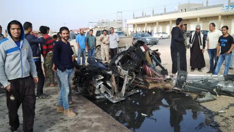 Eastern Libyan military chief of staff survives car bomb attack